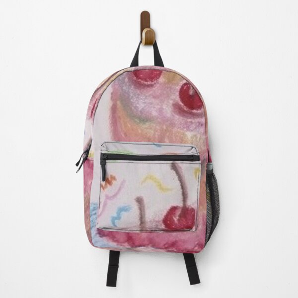 Item preview, Cherry Confetti Cake - Oil Pastel Illustration designed and sold by MOE'S LITTLE GALLERY.