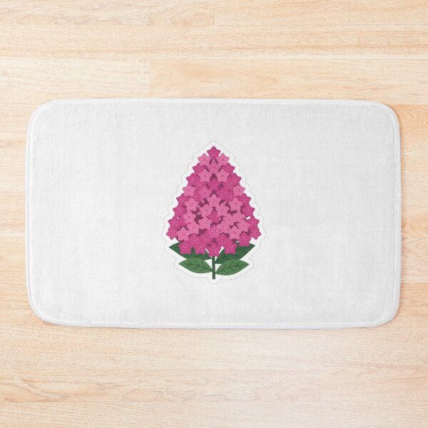 Item preview, Beautiful Pink Hydrangea Flower Cluster Illustration designed and sold by Owcomm.
