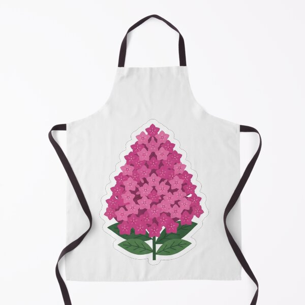 Item preview, Beautiful Pink Hydrangea Flower Cluster Illustration designed and sold by Owcomm.