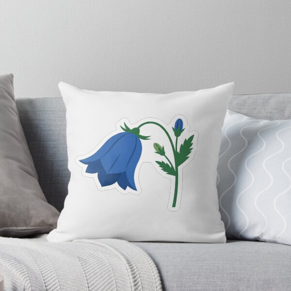 Item preview, Charming Blue Bellflower Wildflower Botanical Illustration designed and sold by Owcomm.