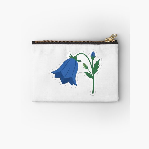 Item preview, Charming Blue Bellflower Wildflower Botanical Illustration designed and sold by Owcomm.