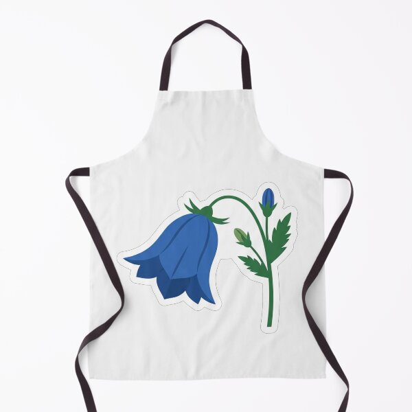 Aperçu de l'œuvre Charmante illustration botanique de campanule bleue sauvage créée et vendue par Owcomm.
