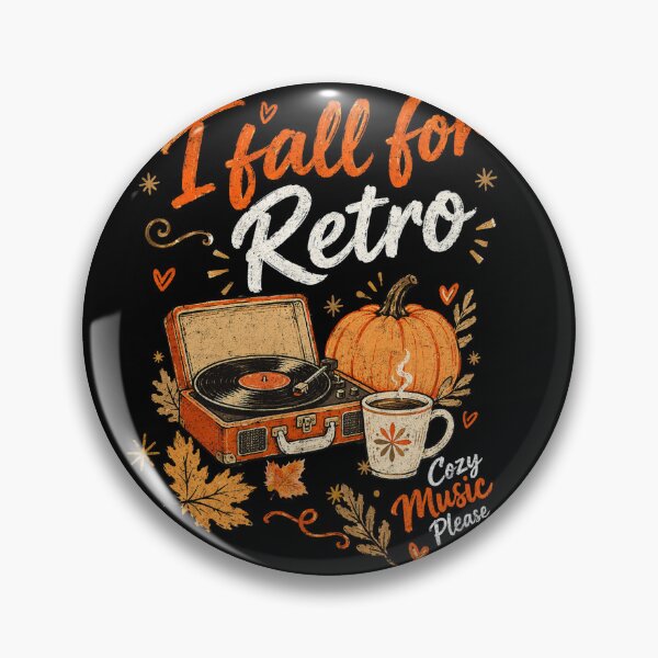 Item preview, Cozy Autumn Vinyl - I Fall for Retro designed and sold by Nacho Average Designs.