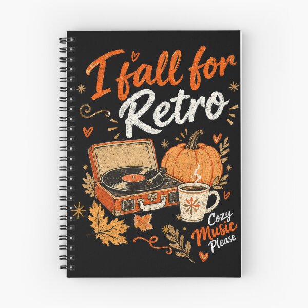 Item preview, Cozy Autumn Vinyl - I Fall for Retro designed and sold by Nacho Average Designs.