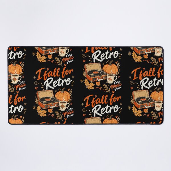Item preview, Cozy Autumn Vinyl - I Fall for Retro designed and sold by Nacho Average Designs.