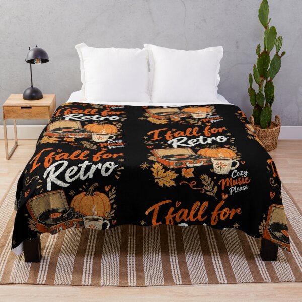 Item preview, Cozy Autumn Vinyl - I Fall for Retro designed and sold by Nacho Average Designs.