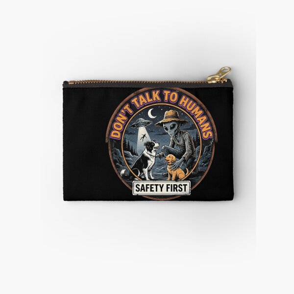 Item preview,  Don't Talk to Humans Retro Alien Dog Lover Sci-Fi Comic designed and sold by AeroCodeDesigns.