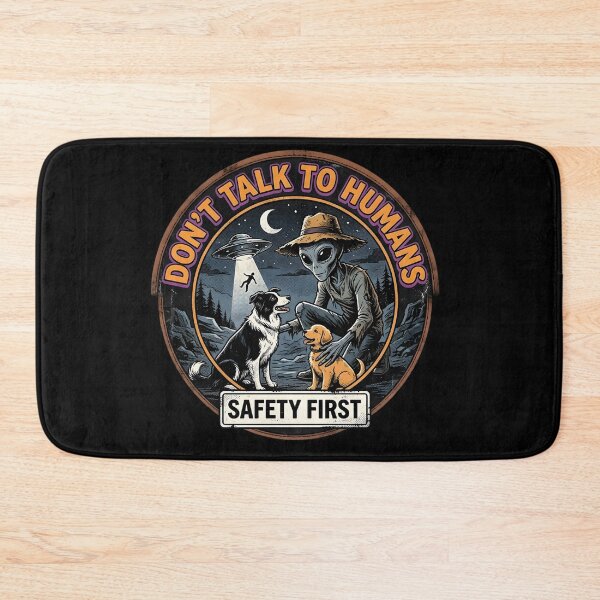 Item preview,  Don't Talk to Humans Retro Alien Dog Lover Sci-Fi Comic designed and sold by AeroCodeDesigns.