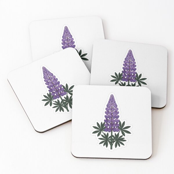 Item preview, Beautiful Purple Lupine Wildflower Botanical Illustration designed and sold by Owcomm.