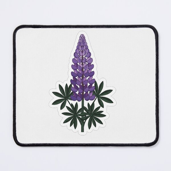 Item preview, Beautiful Purple Lupine Wildflower Botanical Illustration designed and sold by Owcomm.