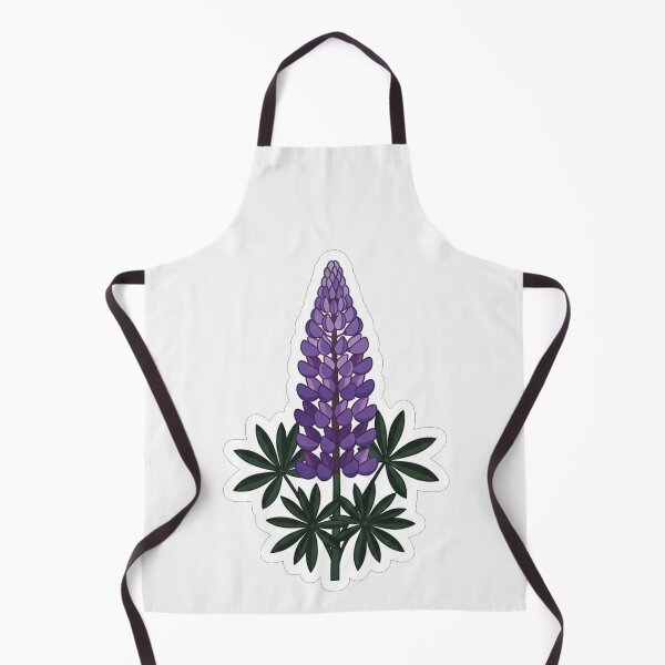 Item preview, Beautiful Purple Lupine Wildflower Botanical Illustration designed and sold by Owcomm.
