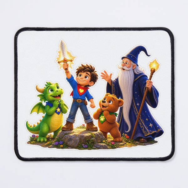 Item preview, King Arthur and Merlin (Arthur, Art, and Artie) Large file size designed and sold by TheFatherOfArt.