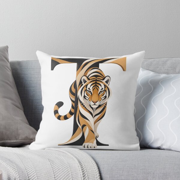 Item preview, Tiger Letter T Art designed and sold by tmoca.