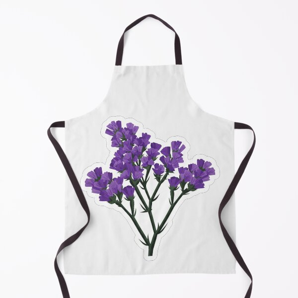 Item preview, Purple Statice Flower Botanical Illustration designed and sold by Owcomm.
