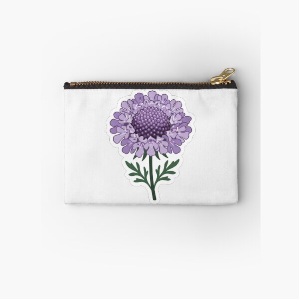 Item preview, Beautiful Purple Scabiosa Flower Botanical Illustration designed and sold by Owcomm.