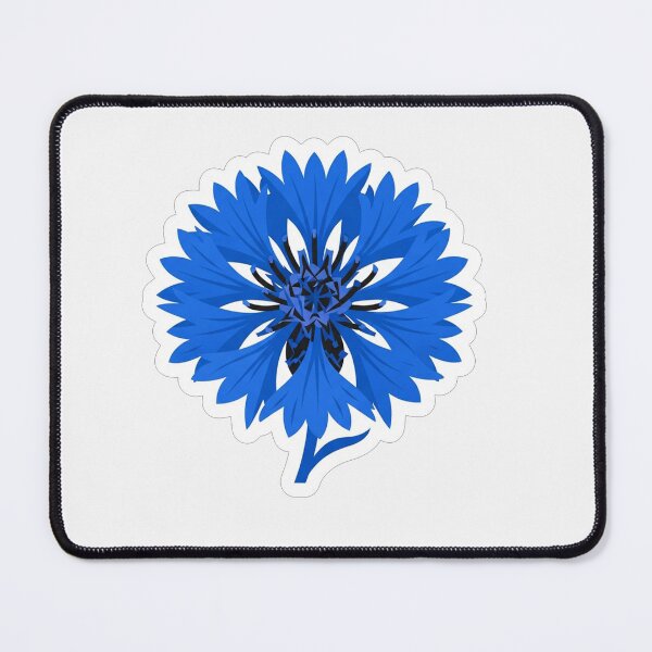 Item preview, Vibrant Blue Cornflower Floral Botanical Illustration designed and sold by Owcomm.