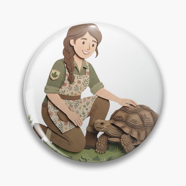 Item preview, Paper Cut Zookeeper With A Tortoise designed and sold by eduardoroa22.