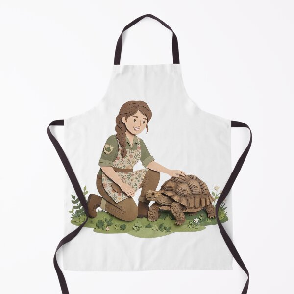 Item preview, Paper Cut Zookeeper With A Tortoise designed and sold by eduardoroa22.