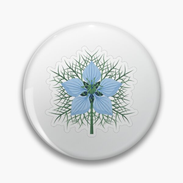 Item preview, Delicate Blue Flower Botanical Illustration designed and sold by Owcomm.