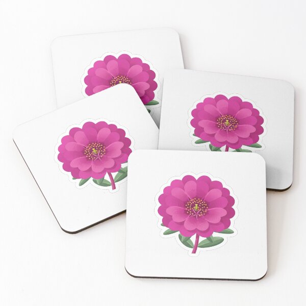 Item preview, Vibrant Magenta Zinnia Flower Illustration designed and sold by Owcomm.