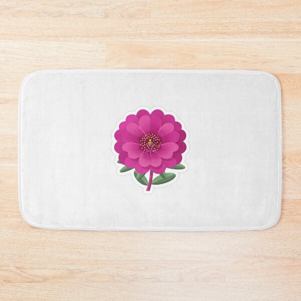 Item preview, Vibrant Magenta Zinnia Flower Illustration designed and sold by Owcomm.