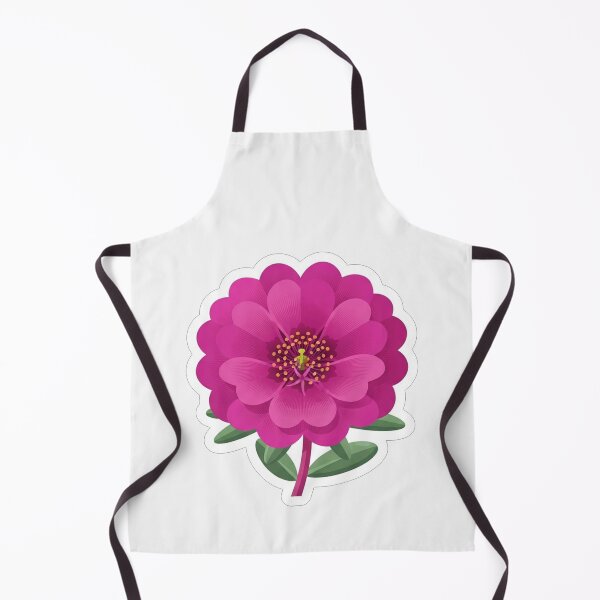 Item preview, Vibrant Magenta Zinnia Flower Illustration designed and sold by Owcomm.