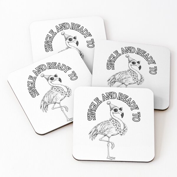 Item preview, B&W Single and ready to FLAMINGle designed and sold by Carol-arts-.