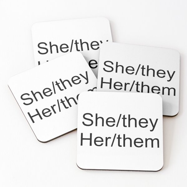 Item preview, Pronouns - She/they designed and sold by AYTFA.