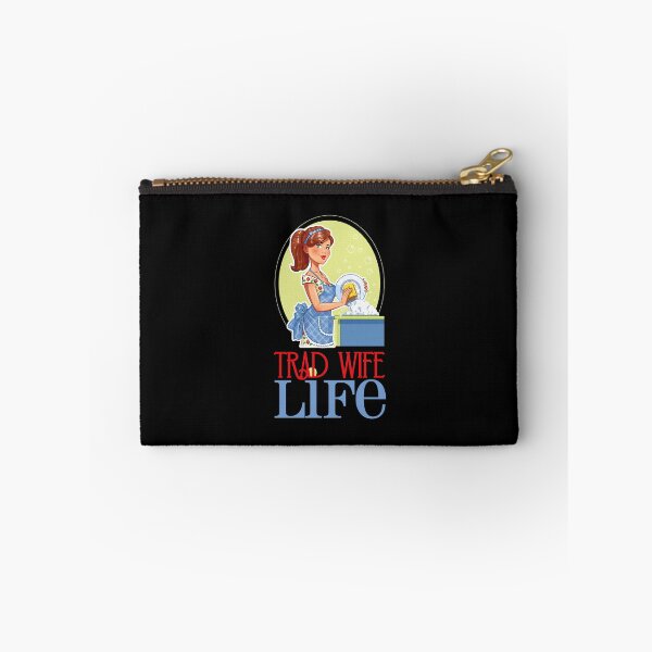 Item preview, Trad Wife Life (on Black) designed and sold by PawsitiveMum3.