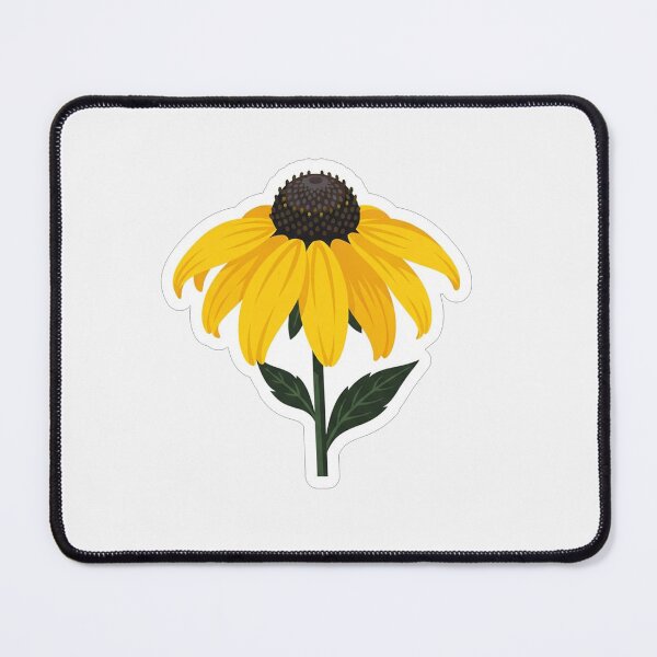 Item preview, Bright Yellow Coneflower Botanical Illustration Gift designed and sold by Owcomm.