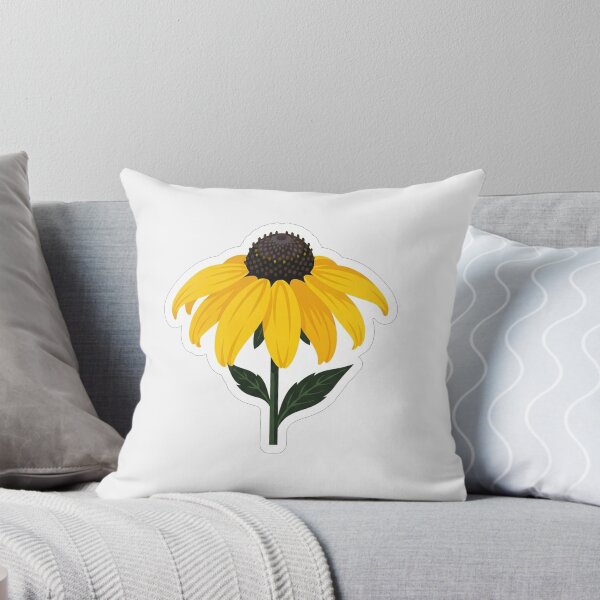 Item preview, Bright Yellow Coneflower Botanical Illustration Gift designed and sold by Owcomm.