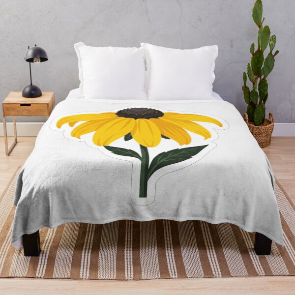 Item preview, Bright Yellow Coneflower Botanical Illustration Gift designed and sold by Owcomm.