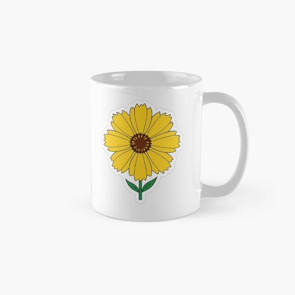 Item preview, Bright Yellow Summer Sunflower Blossom Illustration designed and sold by Owcomm.