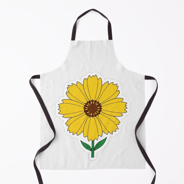 Item preview, Bright Yellow Summer Sunflower Blossom Illustration designed and sold by Owcomm.
