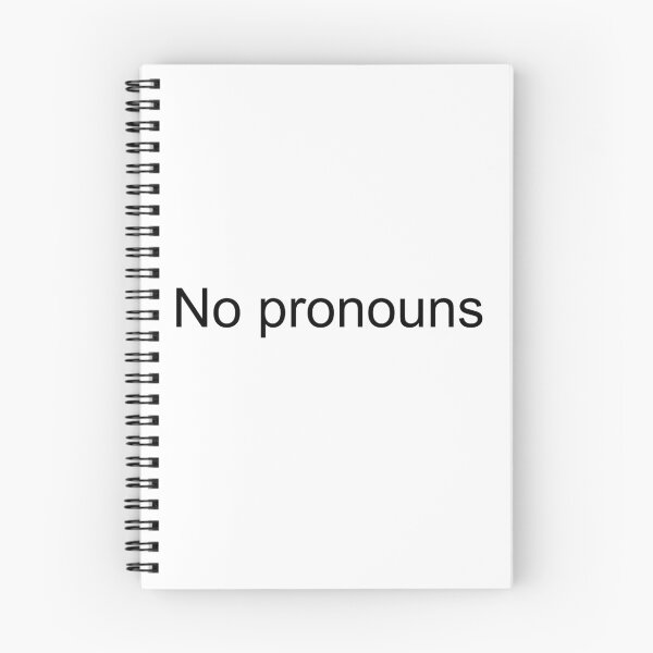 Item preview, No pronouns designed and sold by AYTFA.