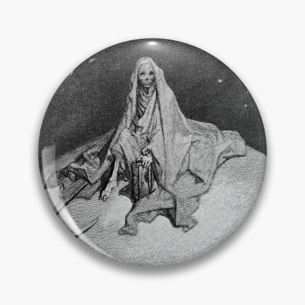 Item preview, Death and the Moon by Gustave Dore, 1883 designed and sold by Exhumed Archives.