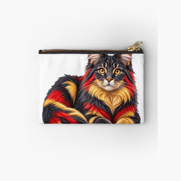 Item preview, German Rex Cat Black Red Gold Art designed and sold by GraffiCity.