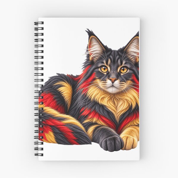 Item preview, German Rex Cat Black Red Gold Art designed and sold by GraffiCity.