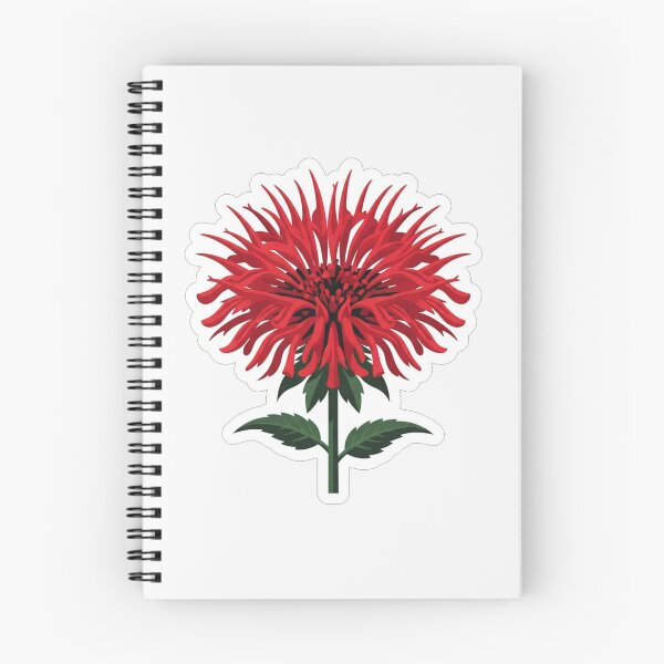 Item preview, Vibrant Red Bee Balm Flower Blossom designed and sold by Owcomm.