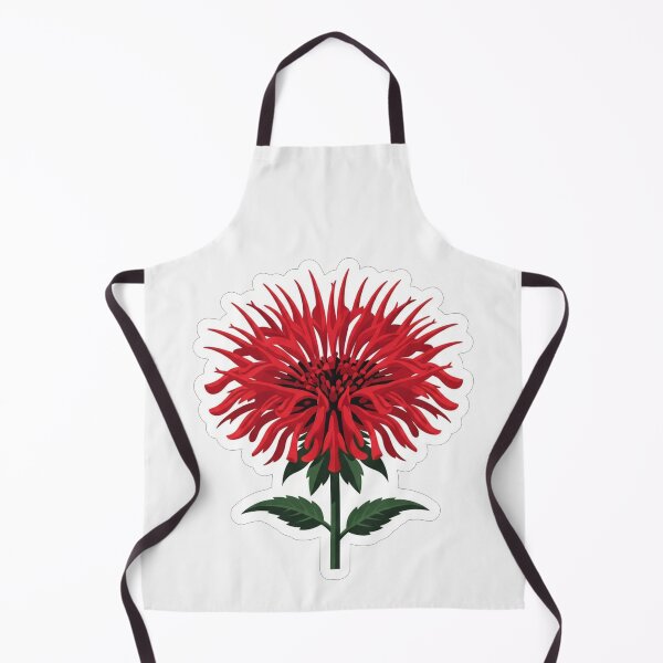 Item preview, Vibrant Red Bee Balm Flower Blossom designed and sold by Owcomm.