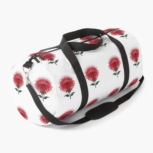 Item preview, Vibrant Red Bee Balm Flower Blossom designed and sold by Owcomm.