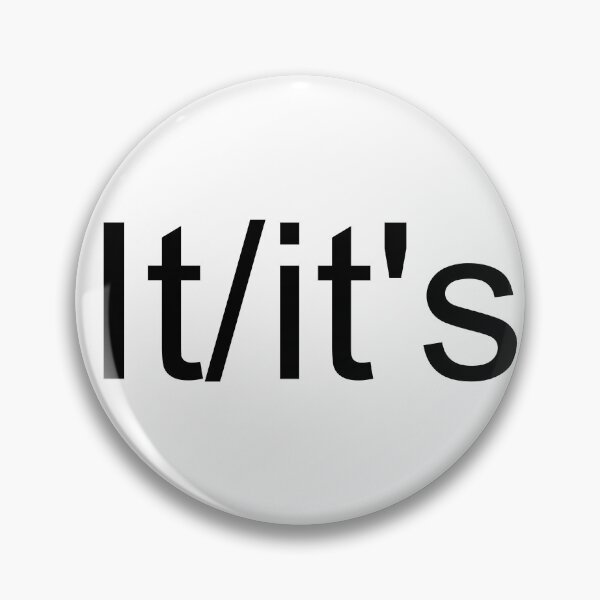 Item preview, Pronouns - It/it's designed and sold by AYTFA.