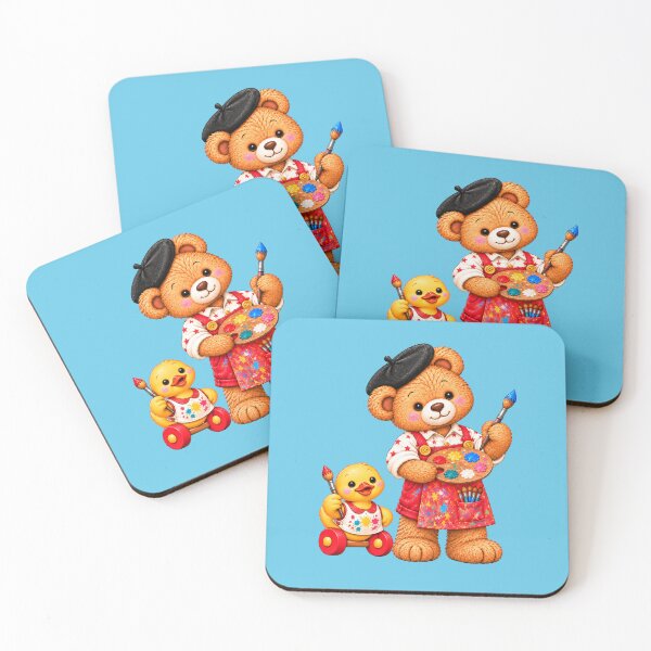 Item preview, Nono & Ducky – Little Artists designed and sold by JessouArt.