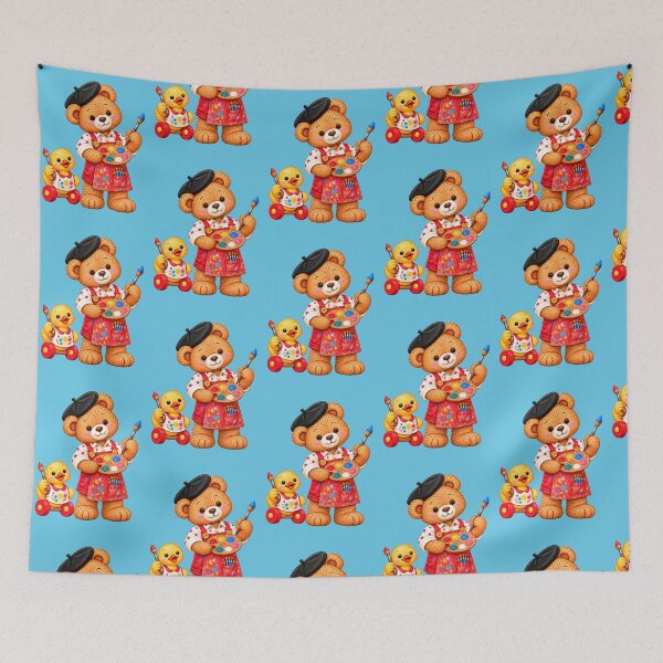 Item preview, Nono & Ducky – Little Artists designed and sold by JessouArt.