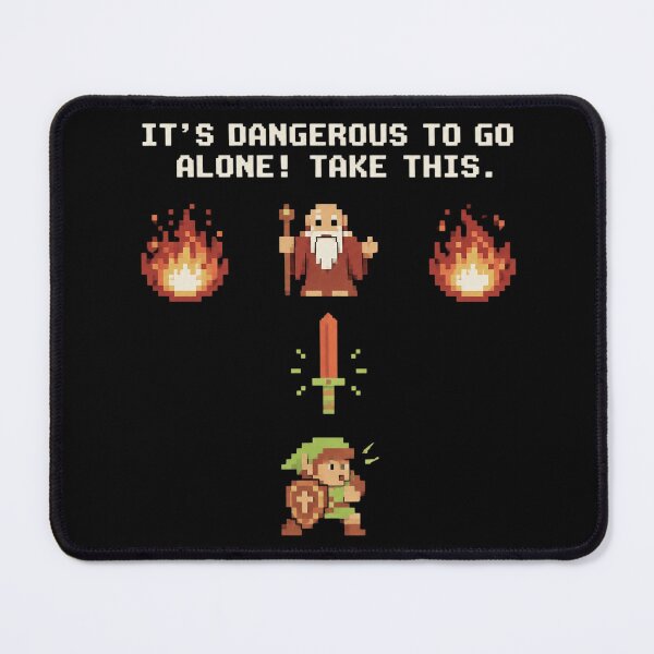 Item preview, Dangerous To Go Alone Retro designed and sold by celinamnxngol.
