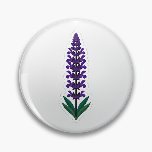 Item preview, Beautiful Purple Floral Botanical Illustration Gift designed and sold by Owcomm.