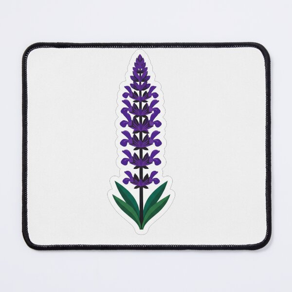 Item preview, Beautiful Purple Floral Botanical Illustration Gift designed and sold by Owcomm.