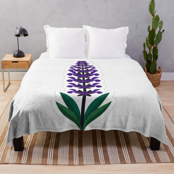 Item preview, Beautiful Purple Floral Botanical Illustration Gift designed and sold by Owcomm.