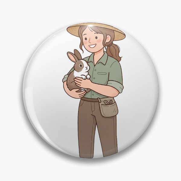 Item preview, Zookeeper Holding A Rabbit designed and sold by eduardoroa22.
