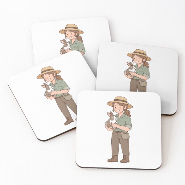 Item preview, Zookeeper Holding A Rabbit designed and sold by eduardoroa22.